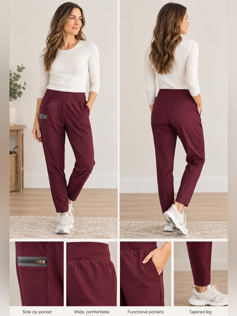 Under Armour Women’s Burgundy Performance Joggers